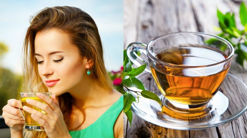 Зеленый чай помогает в борьбе с лишним весом.